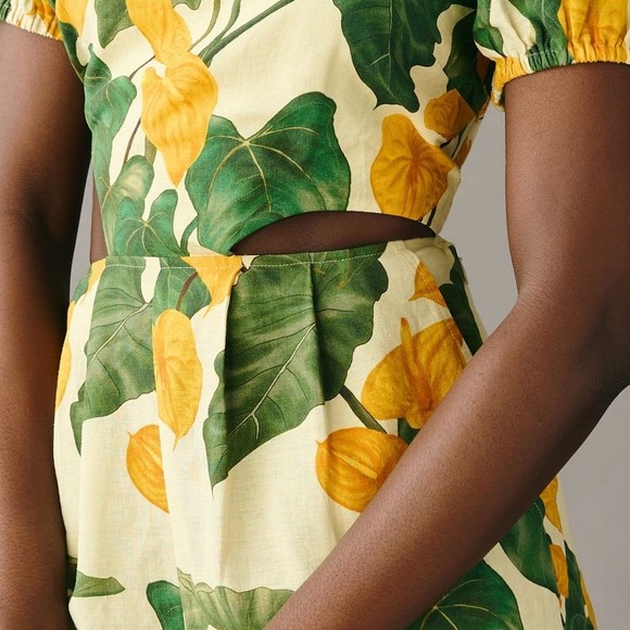 New FARM Rio Cutout Tie Back Romper - Picture 2 of 4